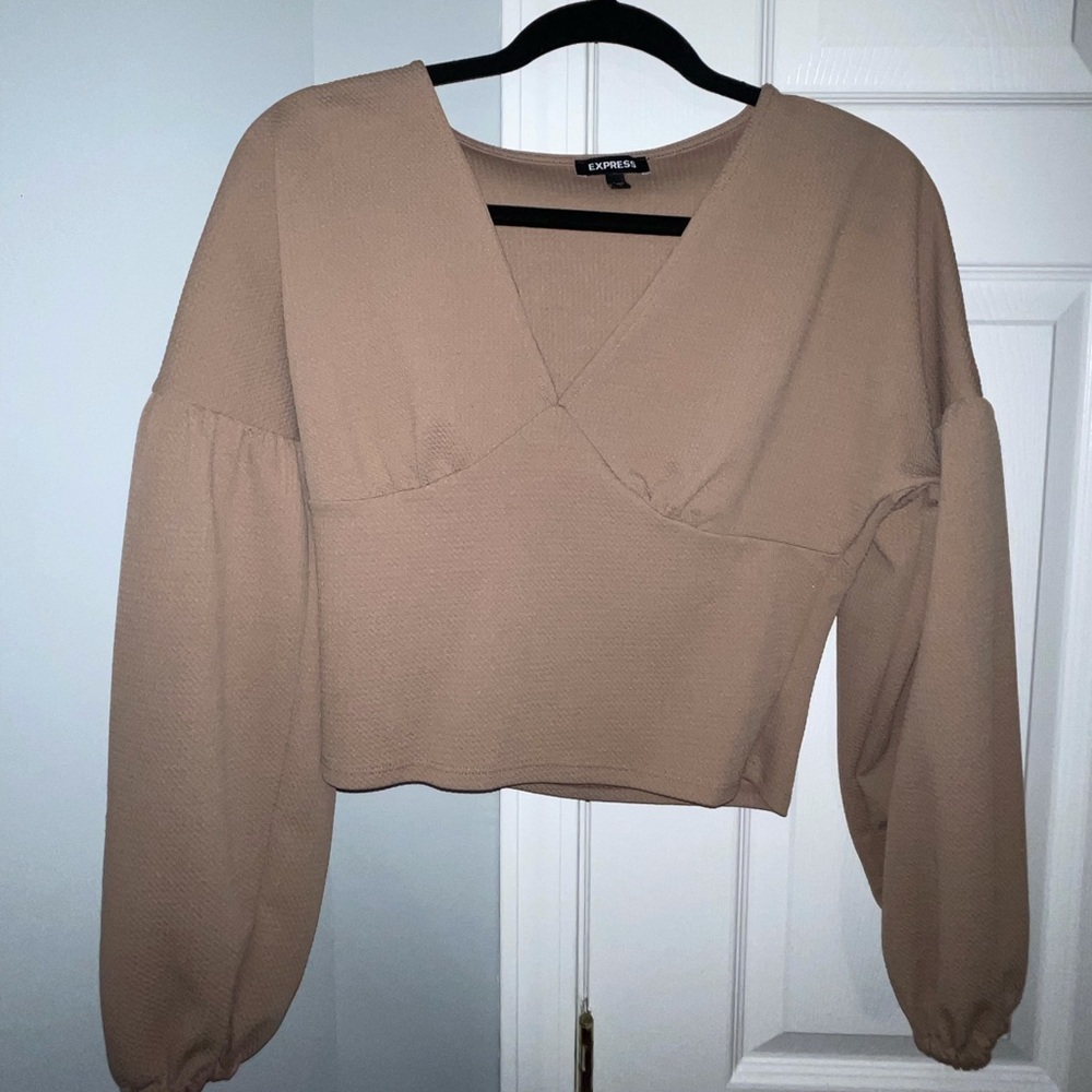 Tan blouse